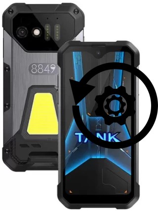 Comment réinitialiser ou reset un Unihertz 8849 Tank Mini 1