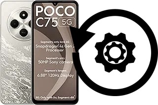 Comment réinitialiser ou reset un Xiaomi Poco C75 5G