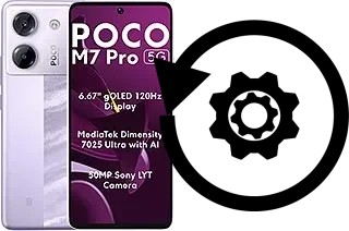 Comment réinitialiser ou reset un Xiaomi Poco M7 pro 5G