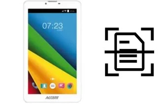 Numériser un document sur un Accent Fast 7 4G