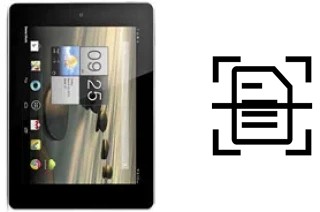 Numériser un document sur un Acer Iconia Tab A1-811