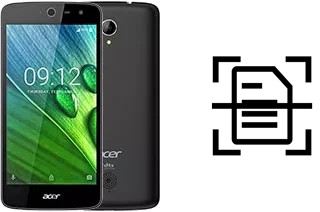 Numériser un document sur un Acer Liquid Zest