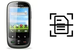 Numériser un document sur un alcatel OT-890D