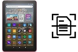 Numériser un document sur un Amazon Fire HD 8 (2022)