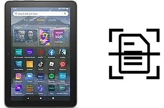 Numériser un document sur un Amazon Fire HD 8 Plus (2022)