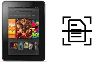Numériser un document sur un Amazon Kindle Fire HD