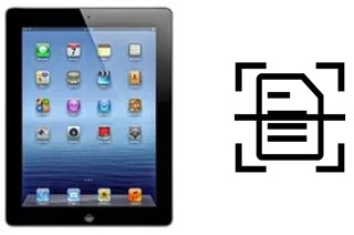 Numériser un document sur un Apple iPad 3 Wi-Fi