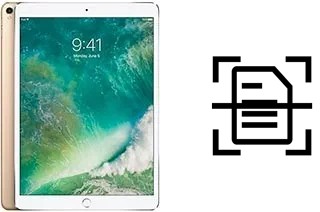 Numériser un document sur un Apple iPad Pro 10.5