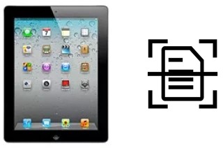 Numériser un document sur un Apple iPad 2 CDMA