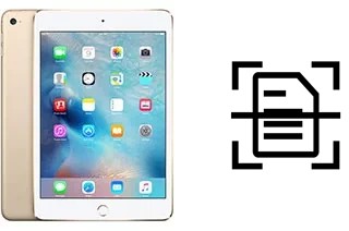 Numériser un document sur un Apple iPad mini 4 (2015)