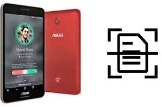 Numériser un document sur un Asus Fonepad 7 FE375CXG