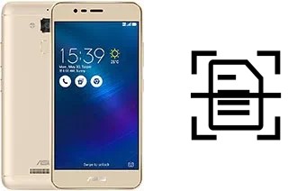 Numériser un document sur un Asus Zenfone 3 Max ZC520TL