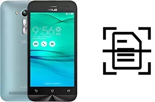 Numériser un document sur un Asus Zenfone Go ZB450KL