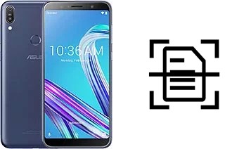 Numériser un document sur un Asus Zenfone Max Pro (M1) ZB601KL/ZB602K