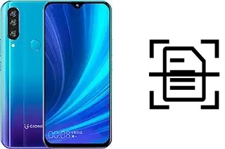 Numériser un document sur un Gionee K6