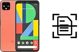 Numériser un document sur un Google Pixel 4