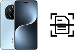 Numériser un document sur un Honor Magic7 Pro