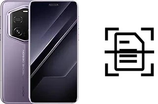 Numériser un document sur un Honor Magic7 RSR Porsche Design