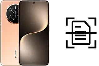 Numériser un document sur un Honor Magic7