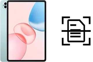 Numériser un document sur un Honor Pad 10