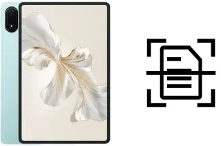 Numériser un document sur un Honor Pad 9 Pro