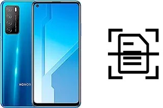 Numériser un document sur un Honor Play4