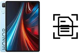 Numériser un document sur un Honor Tablet GT
