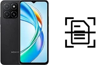 Numériser un document sur un Honor X5b