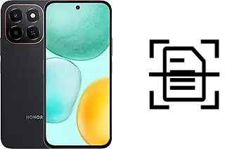 Numériser un document sur un Honor Honor X6c