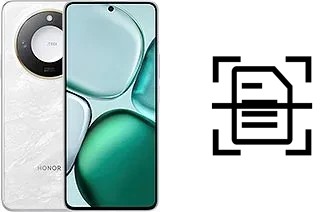 Numériser un document sur un Honor X9c Smart