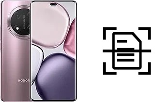 Numériser un document sur un Honor X9c