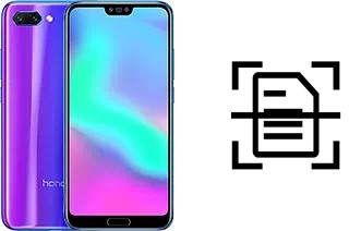 Numériser un document sur un Honor 10