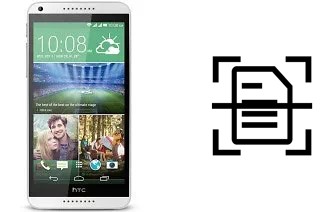 Numériser un document sur un HTC Desire 816G dual sim