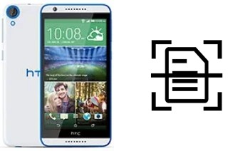 Numériser un document sur un HTC Desire 820q dual sim
