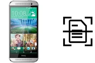 Numériser un document sur un HTC One (M8) dual sim