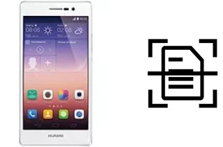 Numériser un document sur un Huawei Ascend P7