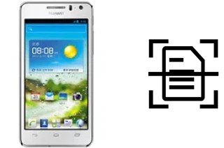 Numériser un document sur un Huawei Ascend G600