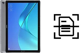 Numériser un document sur un Huawei MediaPad M5 10
