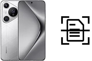Numériser un document sur un Huawei Pura 70 Pro+
