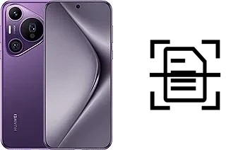 Numériser un document sur un Huawei Pura 70 Pro