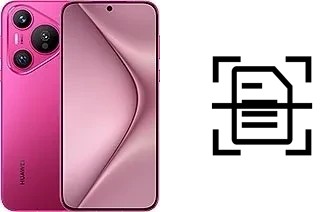 Numériser un document sur un Huawei Pura 70
