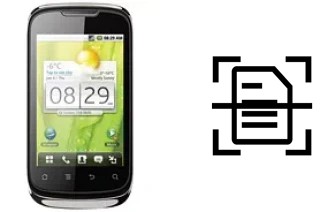 Numériser un document sur un Huawei U8650 Sonic
