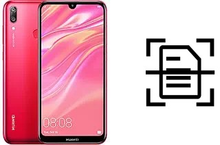Numériser un document sur un Huawei Y7 Prime (2019)