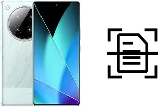 Numériser un document sur un Infinix Zero 40 4G