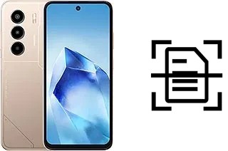 Numériser un document sur un itel Power 70