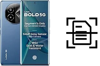 Numériser un document sur un Lava Bold