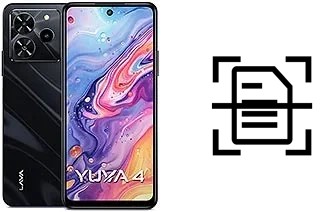 Numériser un document sur un Lava Yuva 4