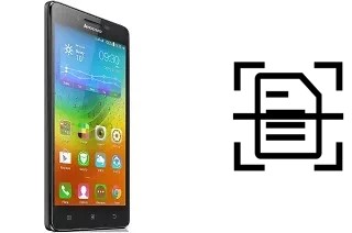 Numériser un document sur un Lenovo A6000 Plus
