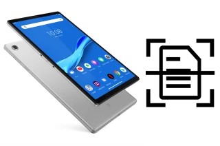Numériser un document sur un Lenovo Tab M10 FHD Plus LTE