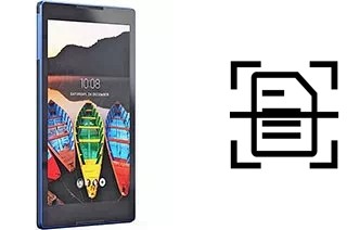 Numériser un document sur un Lenovo Tab3 8 Plus